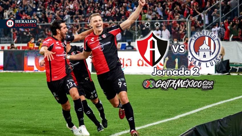 Qué canal transmite Atlas vs San Luis EN VIVO por TV: Jornada 2 Clausura 2022 Liga MX