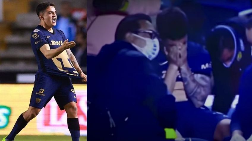 Pumas revela gravedad de lesión de Marco García, que lo aleja del Clausura 2022