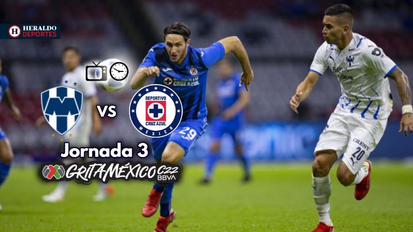 Qué canal transmite Monterrey vs Cruz Azul EN VIVO por TV: Jornada 3 Liga MX