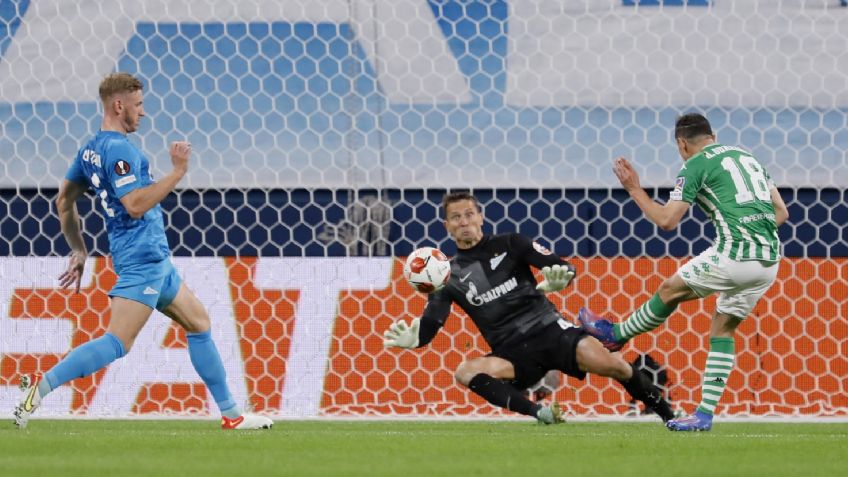 Así fue el gol de Andrés Guardado en el Zenit vs Betis de la Europa League (VIDEO)