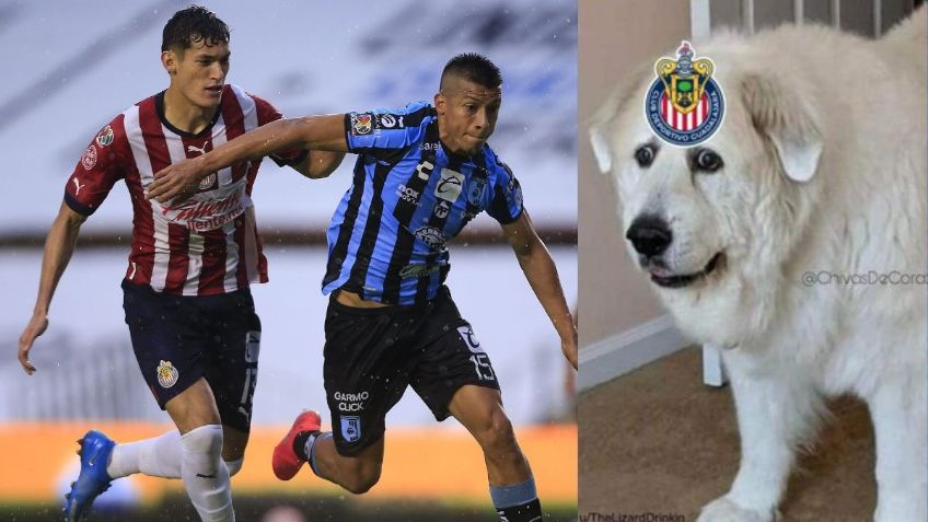 Querétaro le empata a Chivas de último minuto y los MEMES destrozan al Rebaño