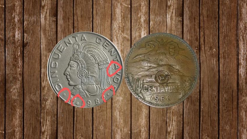 Dos monedas mexicanas con supuestos ERRORES se venden por hasta 600 mil pesos