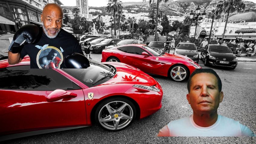 Estos fueron los LUJOSOS autos que Julio César Chávez le compró a Mike Tyson para ayudarlo