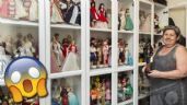 ¡Increíble! Conoce a la mujer que tiene una colección de 500 BARBIES en España