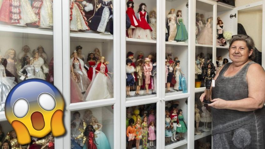 ¡Increíble! Conoce a la mujer que tiene una colección de 500 BARBIES en España