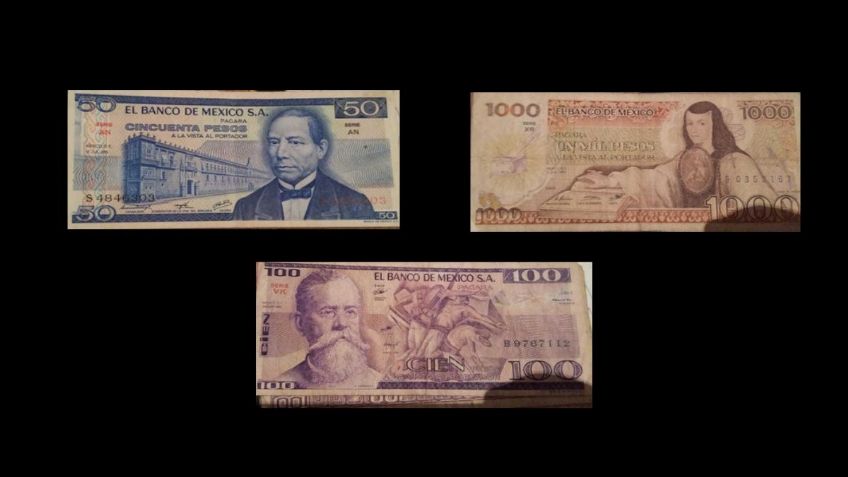 Colección de billetes mexicanos se vende por 1 millón de pesos en internet | Características