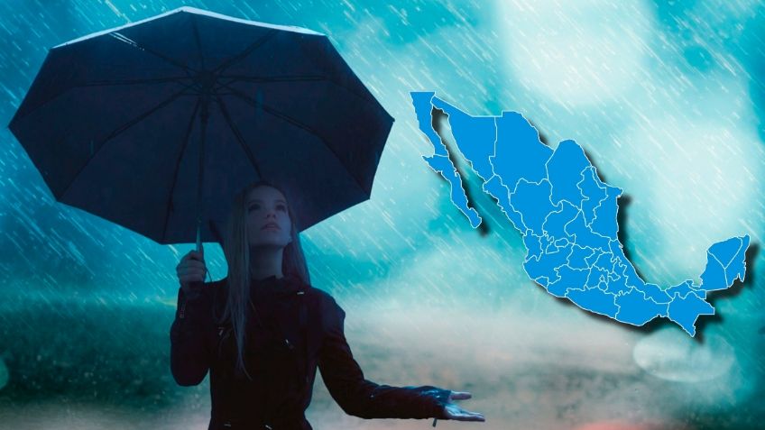SMN: Estados más afectados por las LLUVIAS este sábado 9 DE SEPTIEMBRE