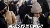 Estados con LLUVIAS y HELADAS por el Frente Frío 37 hoy viernes 23 de febrero