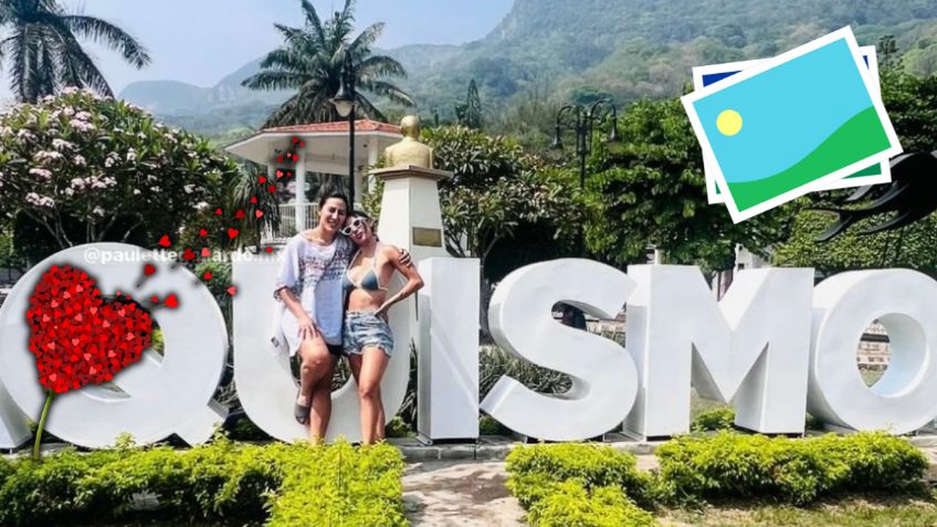 Desde un paraíso natural, Paulette Gallardo y Gloria Murillo presumen su amor con FOTO en bikini