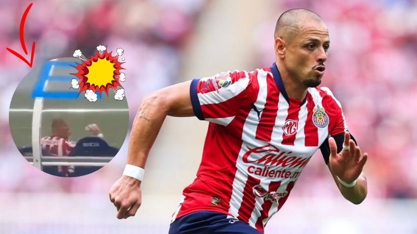 Captan molestia de Chicharito Hernández tras salir de cambio ante Mazatlán | VIDEO