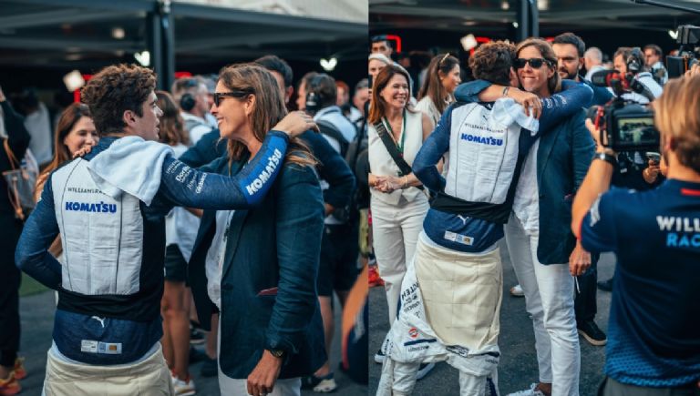 Franco Colapinto y María Catarineu