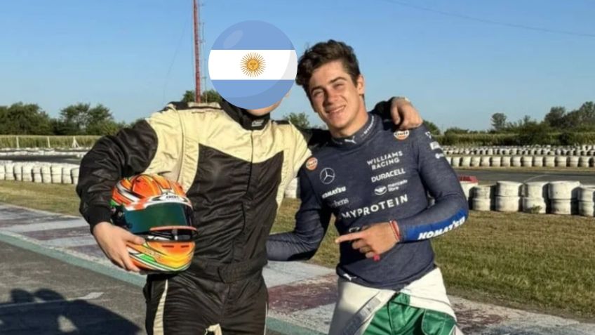 Franco Colapinto se divierte en karting junto a estrella de la música