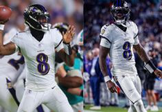 Foto ilustrativa de nota NFL 2025: Lamar Jackson brilla con 4 TD en su regreso con los Ravens; aplastaron a los Dolphins