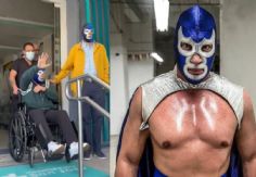 Foto ilustrativa de nota Blue Demon Jr. sale del hospital: revela sus planes de retiro y detalles de su accidente
