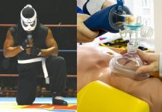 Foto ilustrativa de nota El luchador de AAA que estuvo muerto durante 8 minutos y ahora apoya a otros atletas | VIDEO