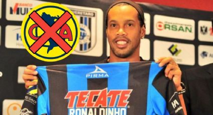 El insólito motivo por el que Ronaldinho no jugó en el América tras su llegada a la Liga MX en 2014