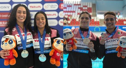 Agúndez, Estudillo, Olvera y Celaya le dan 2 platas más a México en el Mundial de Singapur 2025
