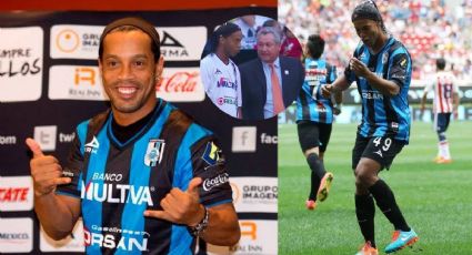 Víctor Manuel Vucetich recuerda el paso de Ronaldinho por Querétaro: “Ya nos tocó cansado”