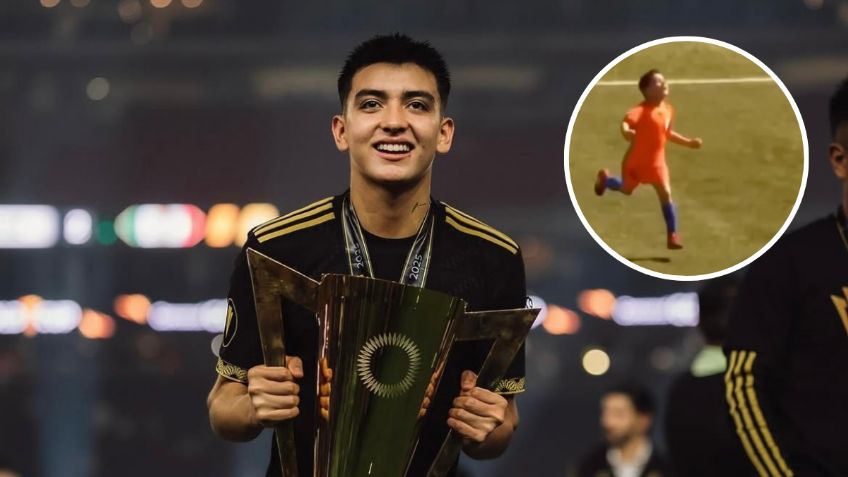 Así jugaba Gilberto Mora a los 8 años; revelan video de su paso goleador con Cruz Azul | VIDEO