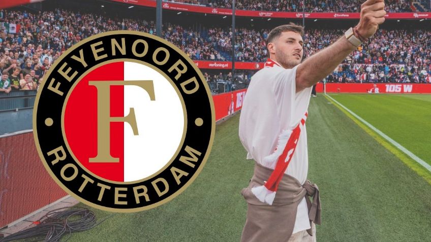 Santiago Gimenez: Así fue el emotivo homenaje del Feyenoord al ‘Bebote’ en Róterdam | VIDEO
