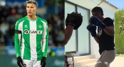 ¿Nueva carrera? Estrella del Real Betis cambió el balón por los guantes de boxeo | VIDEO