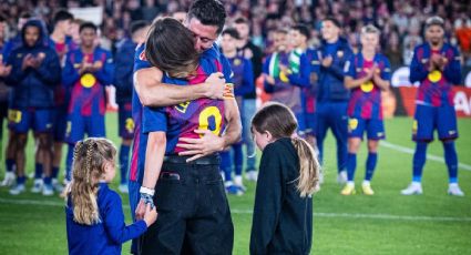 Robert Lewandowski, al borde de las lágrimas en su despedida del FC Barcelona | VIDEO