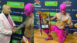 Foto que representa a CMLL: La felicitación de Villano IV a Villano III Jr. que conmovió tras la Copa Jr. VIP 2026