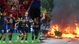 Foto que representa a El título del PSG en Champions League desata el caos en París: Reportan varios detenidos