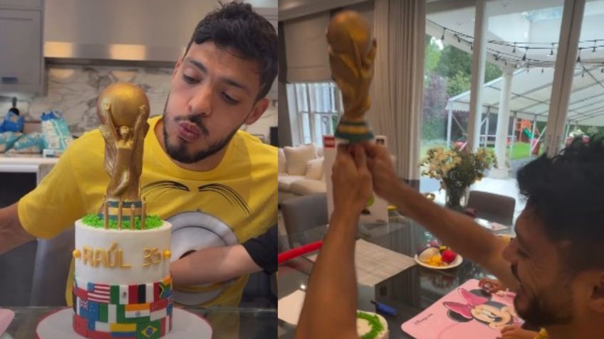 Raúl Jiménez celebra su cumpleaños levantando la Copa del Mundo; ¿cuál fue su deseo?