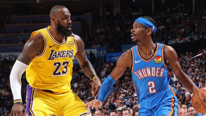 NBA Playoffs: Thunder frena a LeBron James y Lakers en el Juego 1 de las Semifinales del Oeste