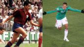 Foto ilustrativa de la nota titulada: ¡Cracks! Chicharito y su abuelo le anotaron al mismo equipo en un Mundial con 56 años de diferencia