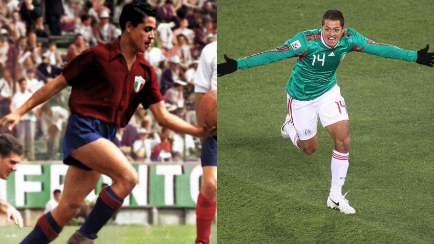 ¡Cracks! Chicharito y su abuelo le anotaron al mismo equipo en un Mundial con 56 años de diferencia