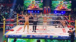 Foto que representa a CMLL: Místico y Máscara Dorada, nuevos campeones de parejas de ROH a horas de Forbidden Door