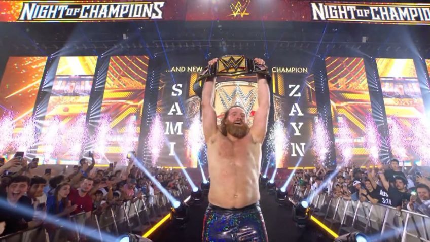 ¡Sorpresa! Sami Zayn gana el título de WWE en Arabia; ¿quiénes ganaron el Queen y King of the Ring?