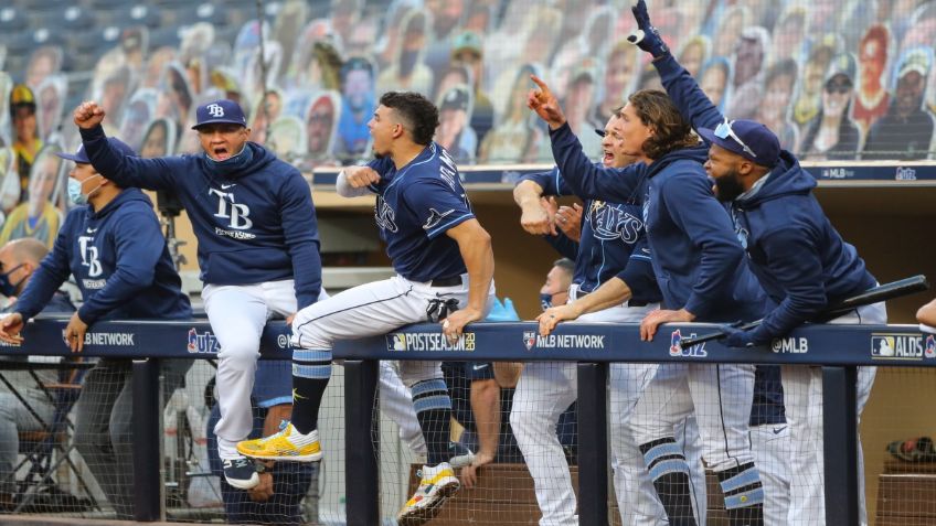 Playoffs MLB: Rays 'trollean' a Yankees al ritmo de Sinatra, tras eliminarlos