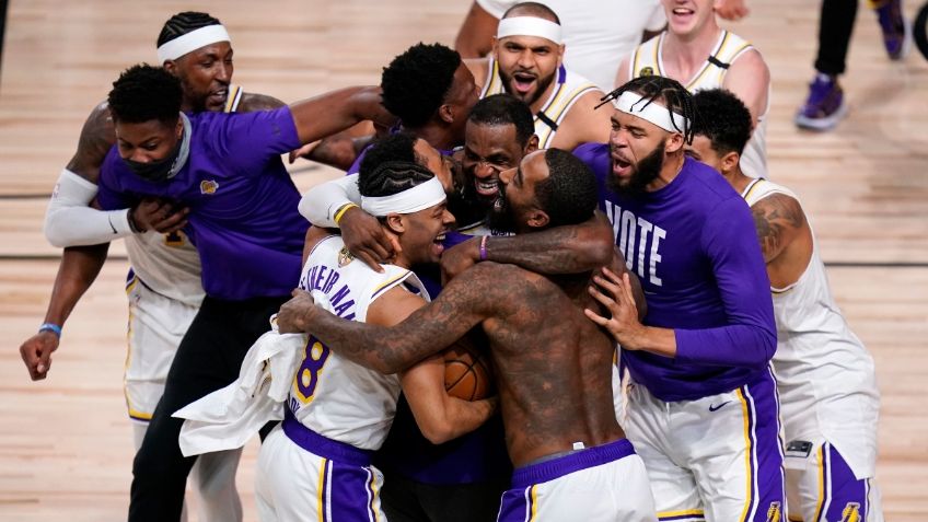¡Campeones! Los Lakers, de LeBron James, conquistan su título 17 en la NBA