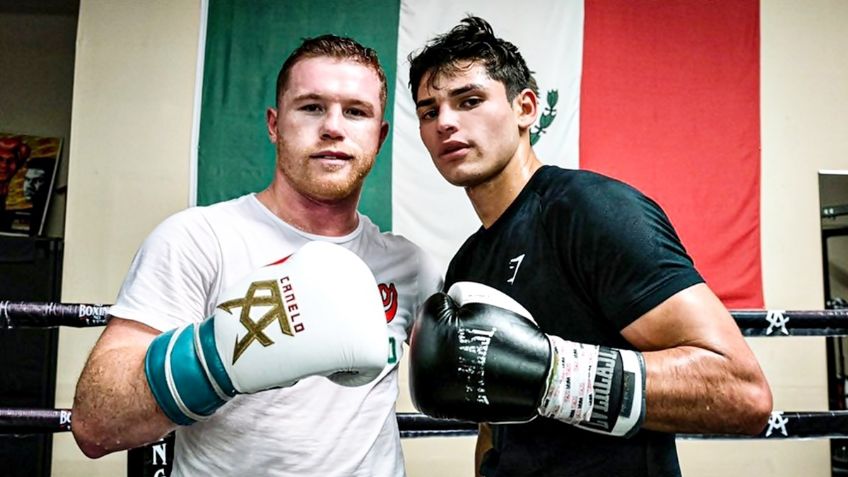 Canelo Álvarez le da cátedra de boxeo al hermano de Ryan García
