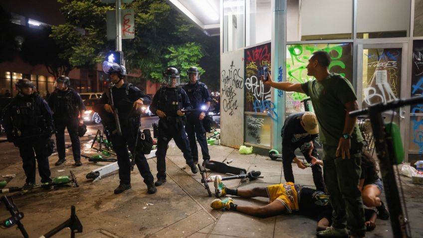 NBA: Festejos por título de los Lakers se salen de control en Los Angeles