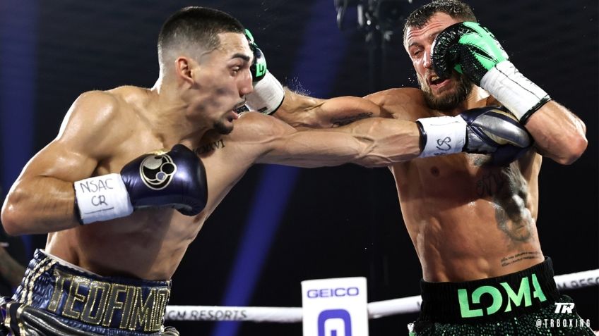 Lomachenko cae ante Teófimo López, nuevo campeón indiscutible de los ligeros