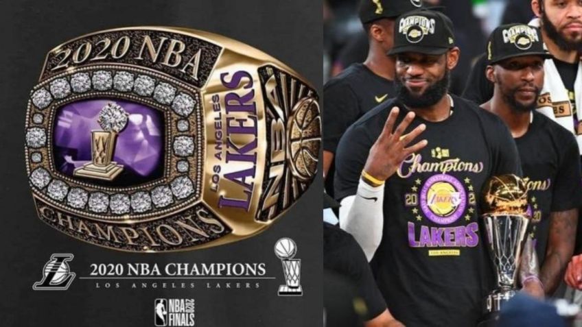 NBA: Filtran diseño del lujoso anillo de campeón de Los Ángeles Lakers