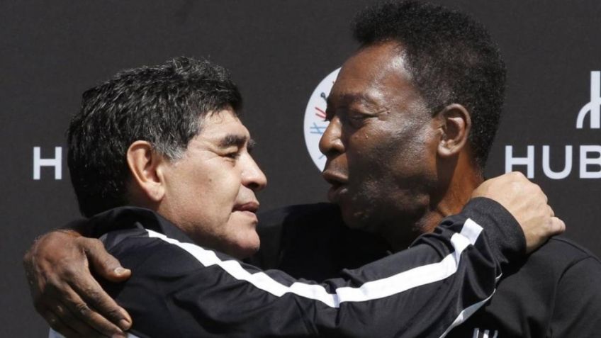 Así felicitó Maradona a Pelé por su cumpleaños número 80