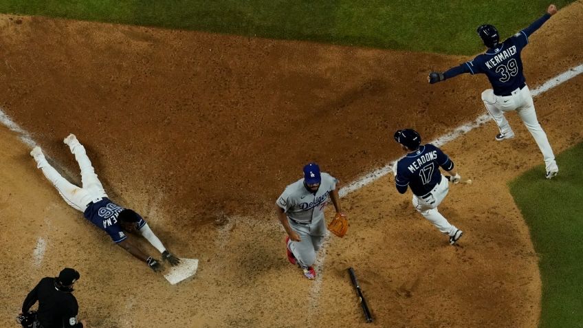 Serie Mundial: Rays gana cardíaco Juego 4 con error garrafal de los Dodgers
