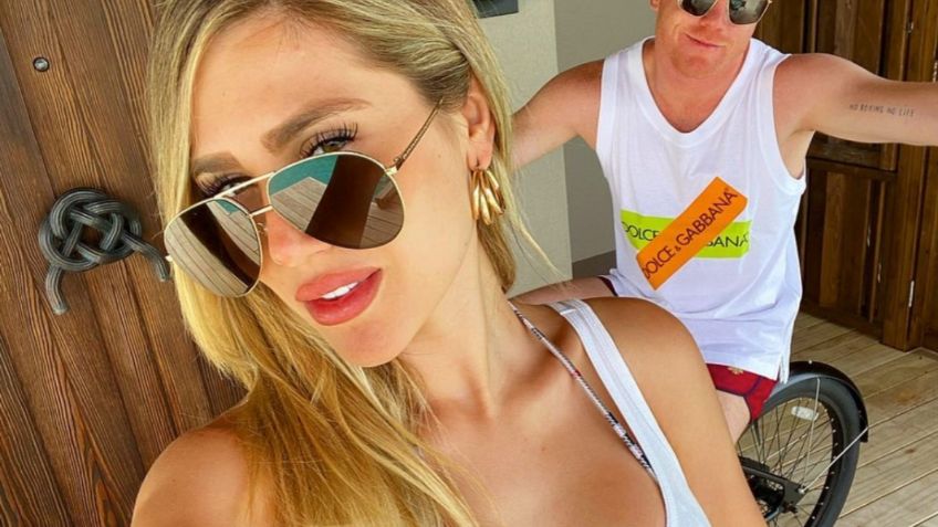 Fernanda Gómez presume llamativo OUTFIT para alentar a Canelo Álvarez (FOTOS)