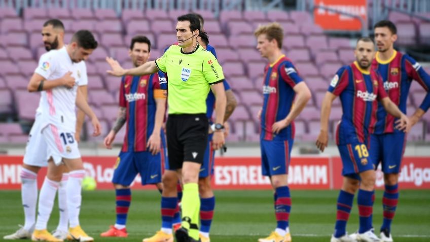 Revelan supuesta afición al Real Madrid en polémico árbitro del Clásico