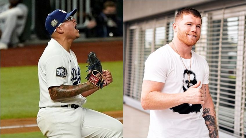 Canelo Álvarez felicita a Julio Urías y a los Dodgers por título de Serie Mundial
