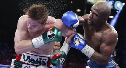 Floyd Mayweather noquea a Canelo Álvarez por "pelear en apps"