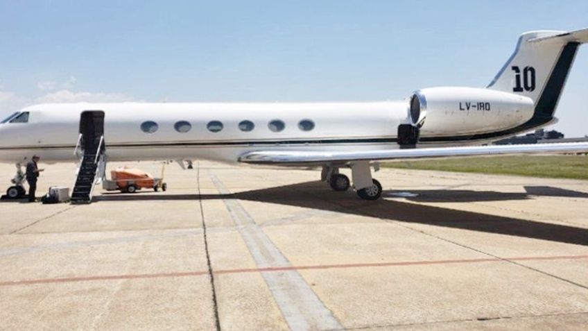 Así luce el avión privado de Messi que llevará a Suárez y a jugadores de Argentina