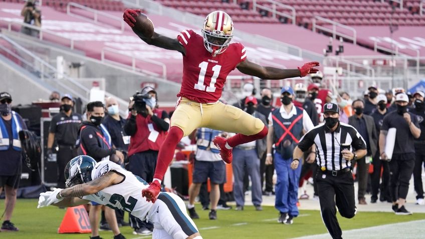 NFL: Impresionante salto de Brandon Aiyuk se vuelve viral (VIDEO)