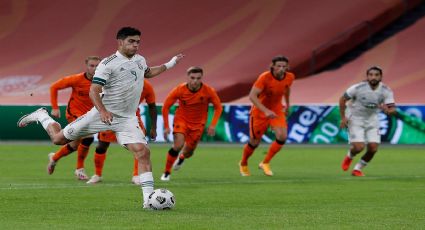 Con un penal dudoso a Raúl Jiménez; México vence 1-0 a Holanda