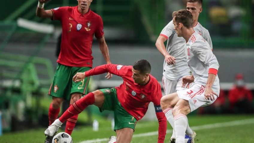 Portugal, con Cristiano Ronaldo, firma el empate ante España